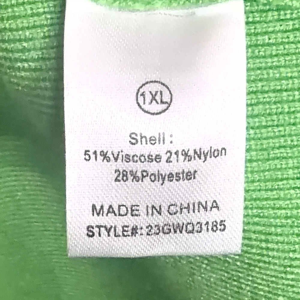 Fashion Nova Neon Green Knit Matching Set - Picture 3 of 3